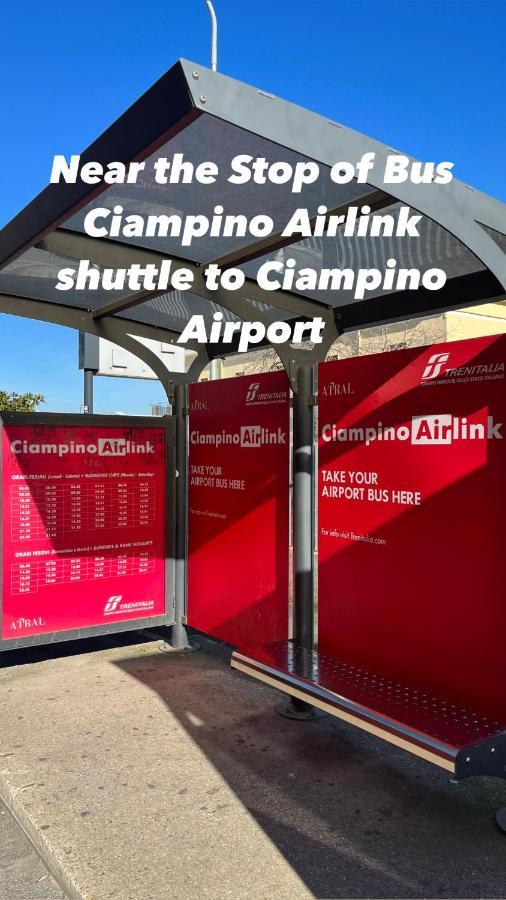 Pit Stop Ciampino Station Panzió Kültér fotó